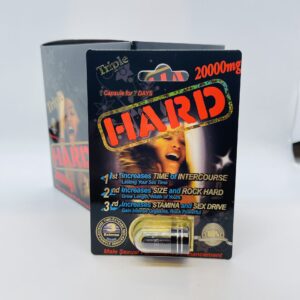 Triple HARD For Men 20000 Whole Sale Pricing Box Of 24