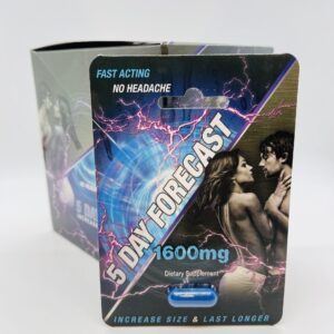 5 Day Forecast 1600 mg! Whole Sale! Box of 25 Pills