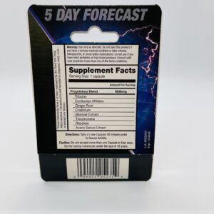 6 Pack Deal Forecast 1600mg