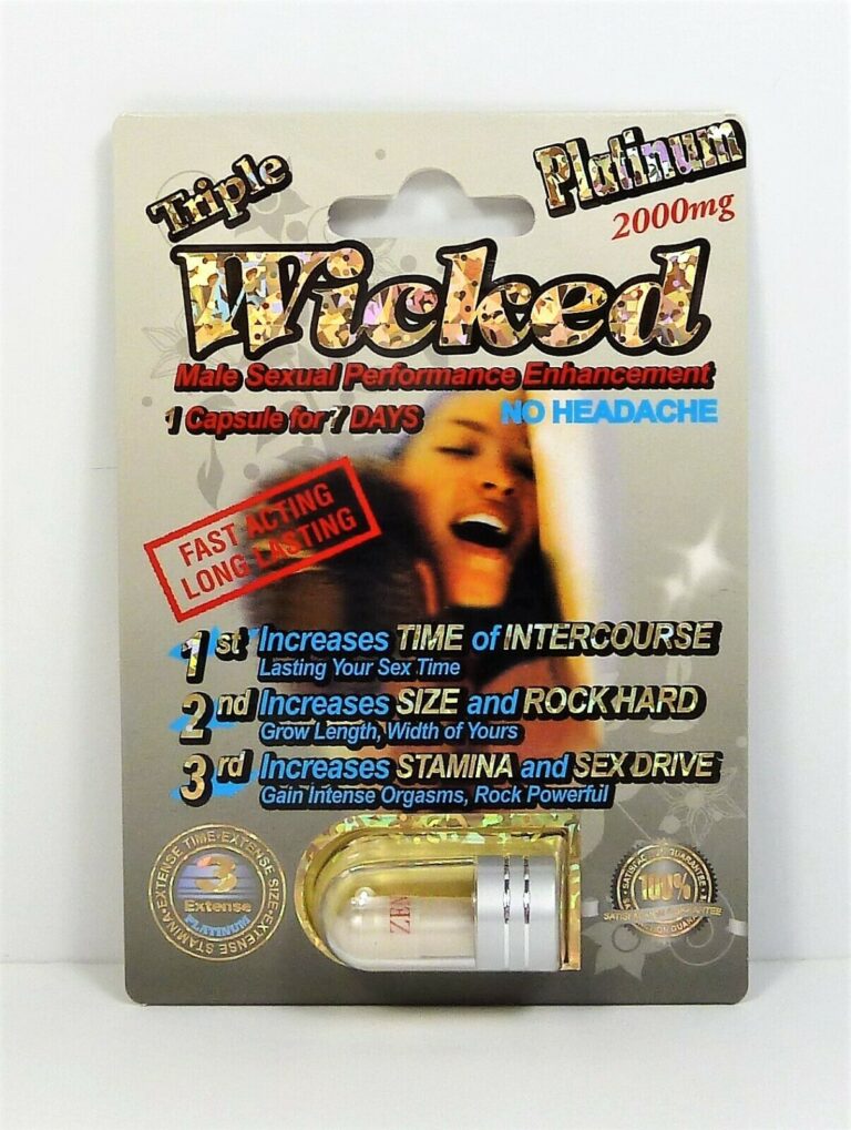 Count Triple Wicked Platinum Mg Box Sexxpillz