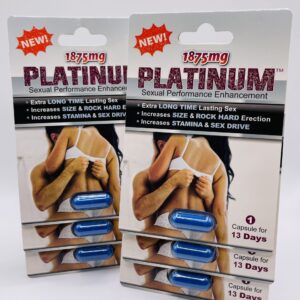 Platinum 1875mg Performance Enhancement 6 Pill Deal