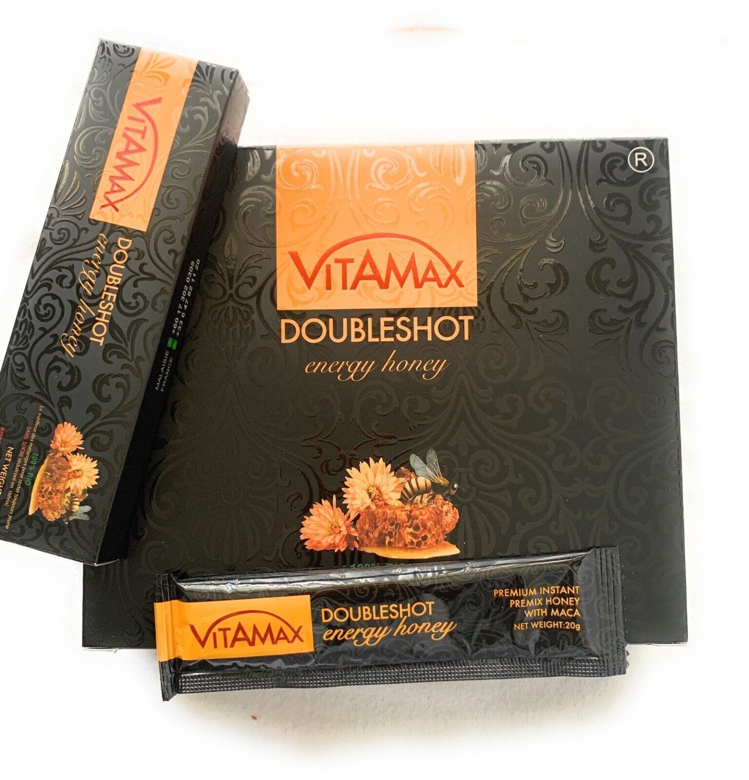 Vitamax Double Shot Royal Honey 10 Sachets 20 G Sexxpillz 4962