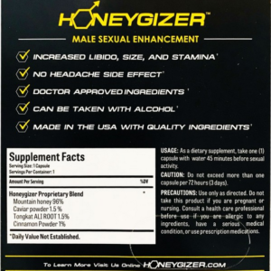 Honeygizer Male Enhancement Pills Real Honey (6 Pack Deal)